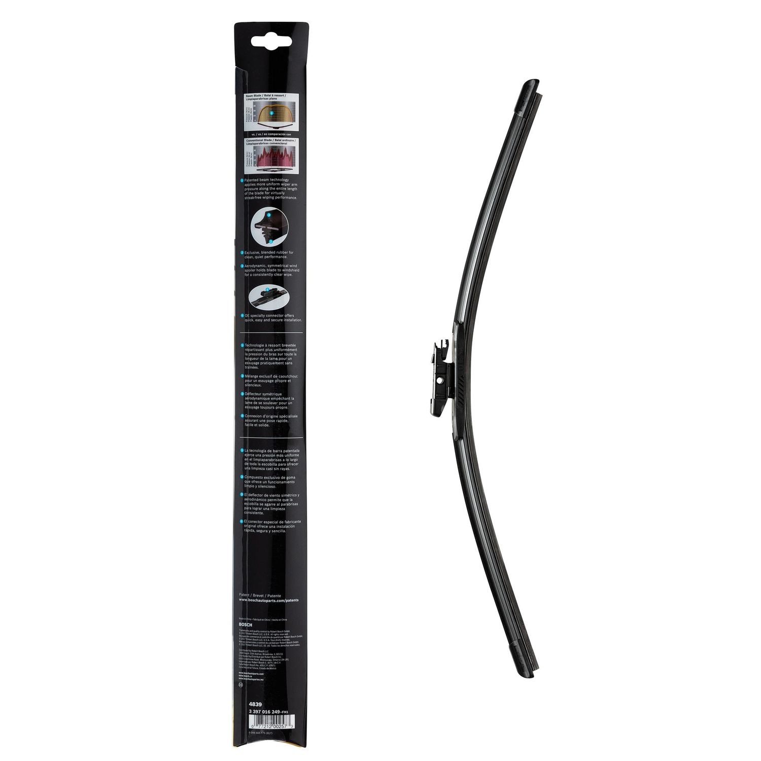 Bosch Evolution 20in Beam Black Wiper Blade