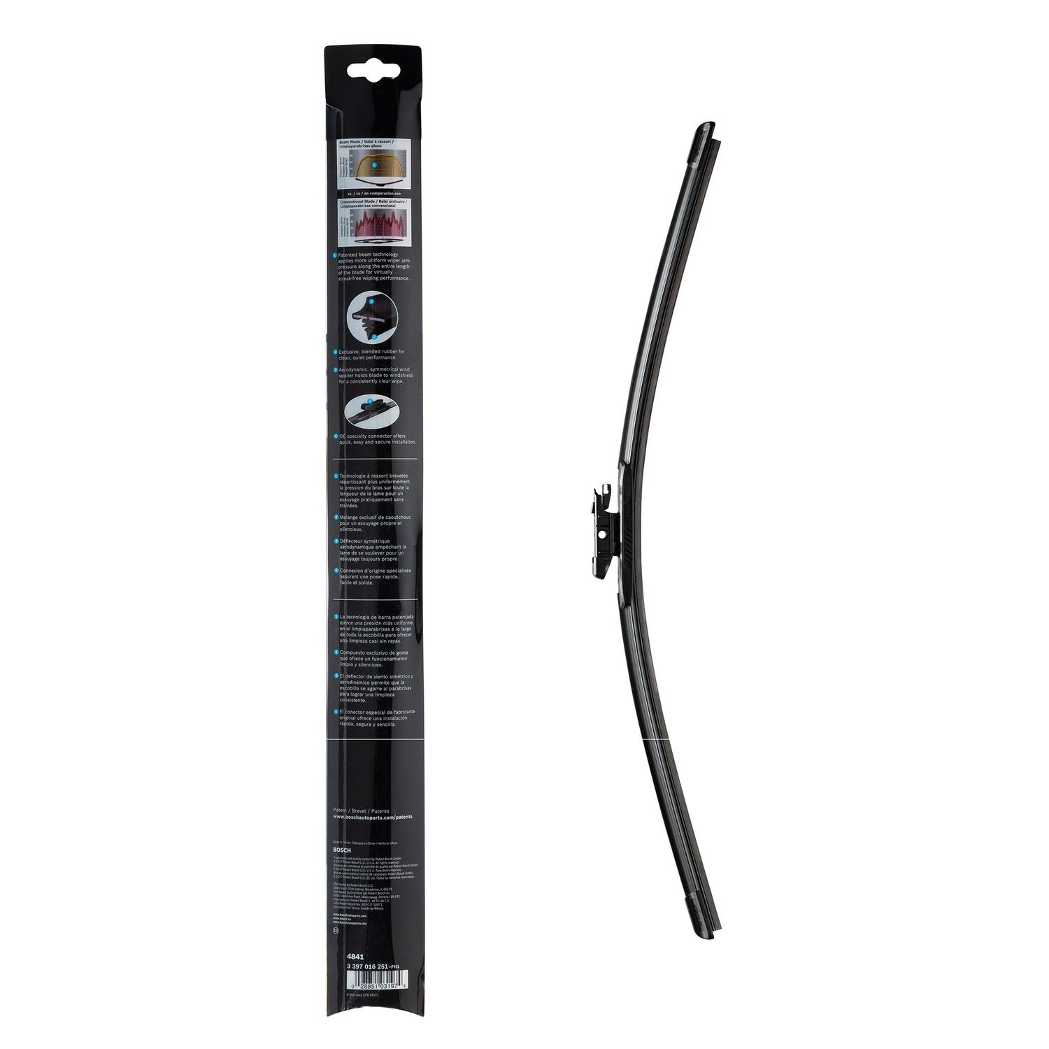 Bosch Evolution 22in Beam Black Wiper Blade