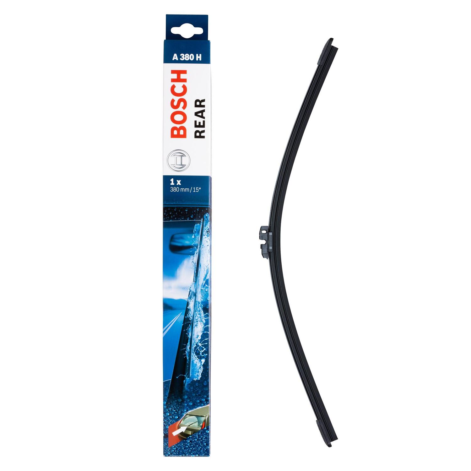 thumbnail interactive-video image 1 of BOSCH AeroTwin A383H Rear Wiper Blade - 15 Inch Replacement (Single Blade) 1 of 12