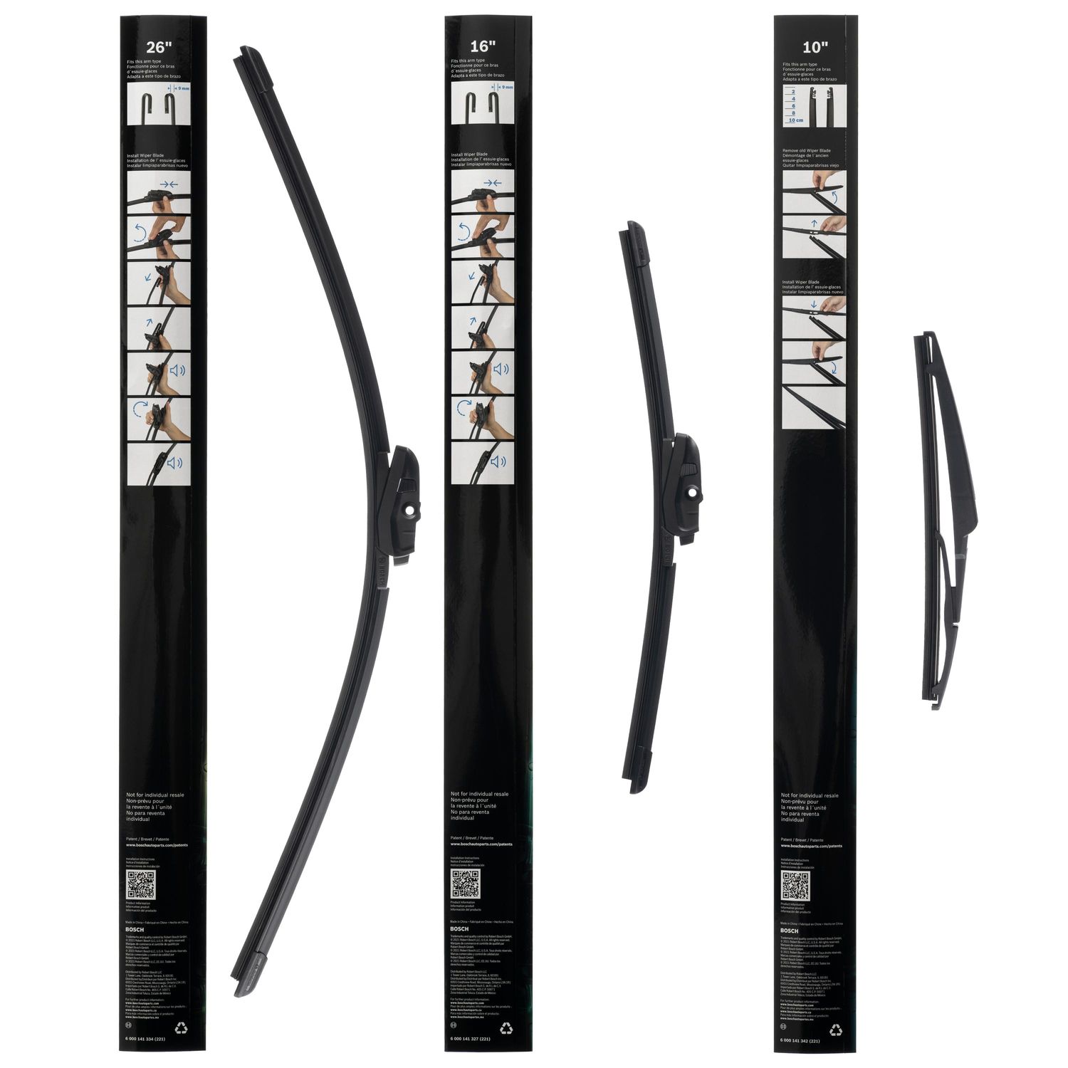 Bosch 26/16in Wiper Blade Set