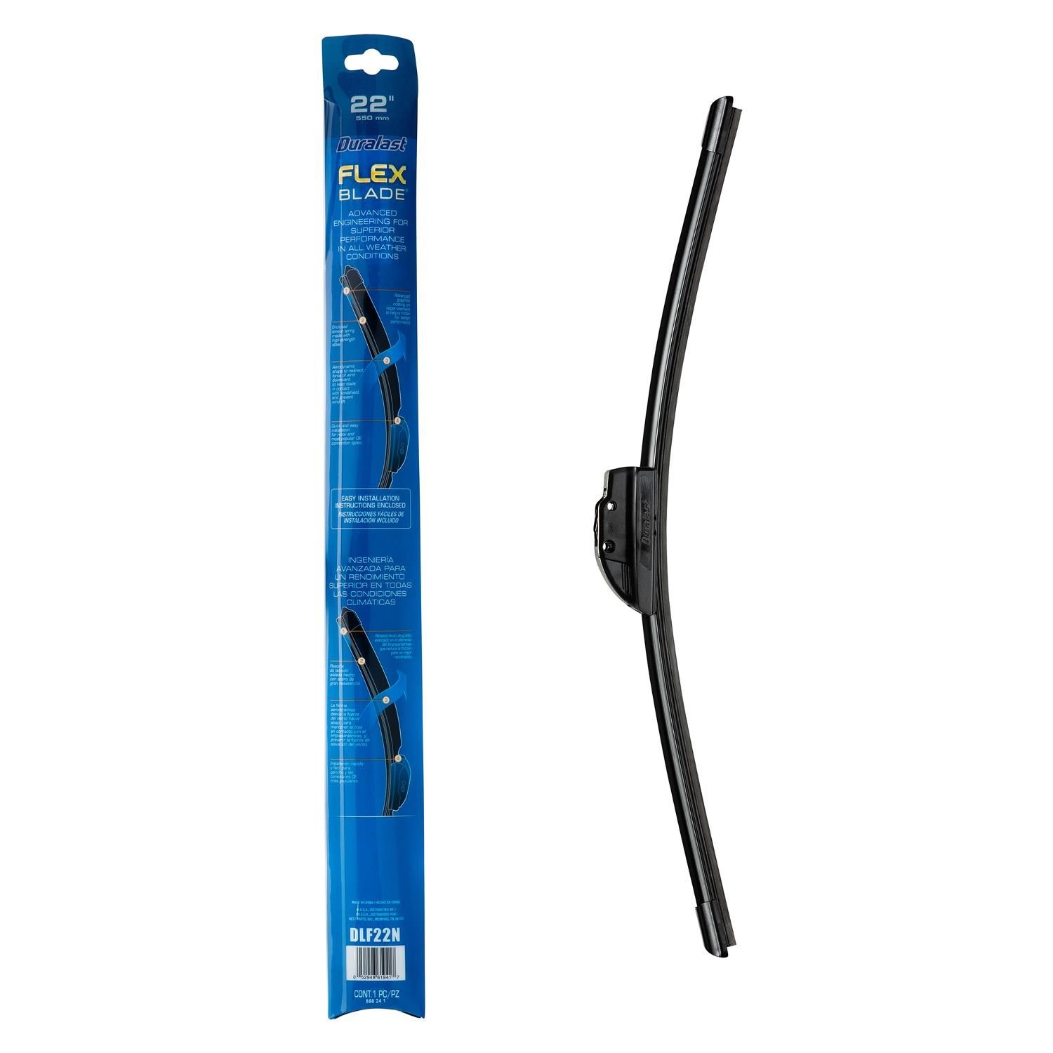 Duralast Flex 22in Black Wiper Blade