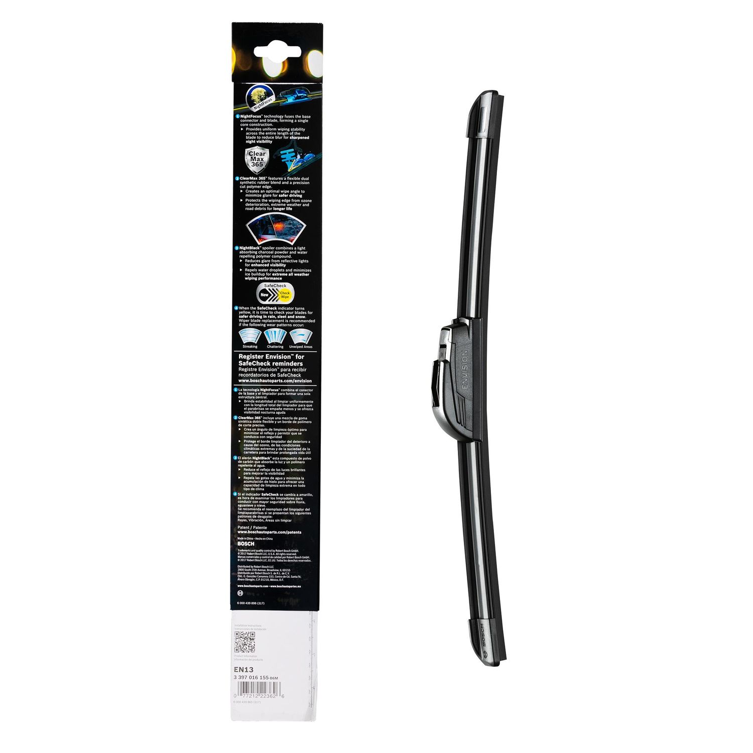 Bosch Envision 13in Beam Black Wiper Blade