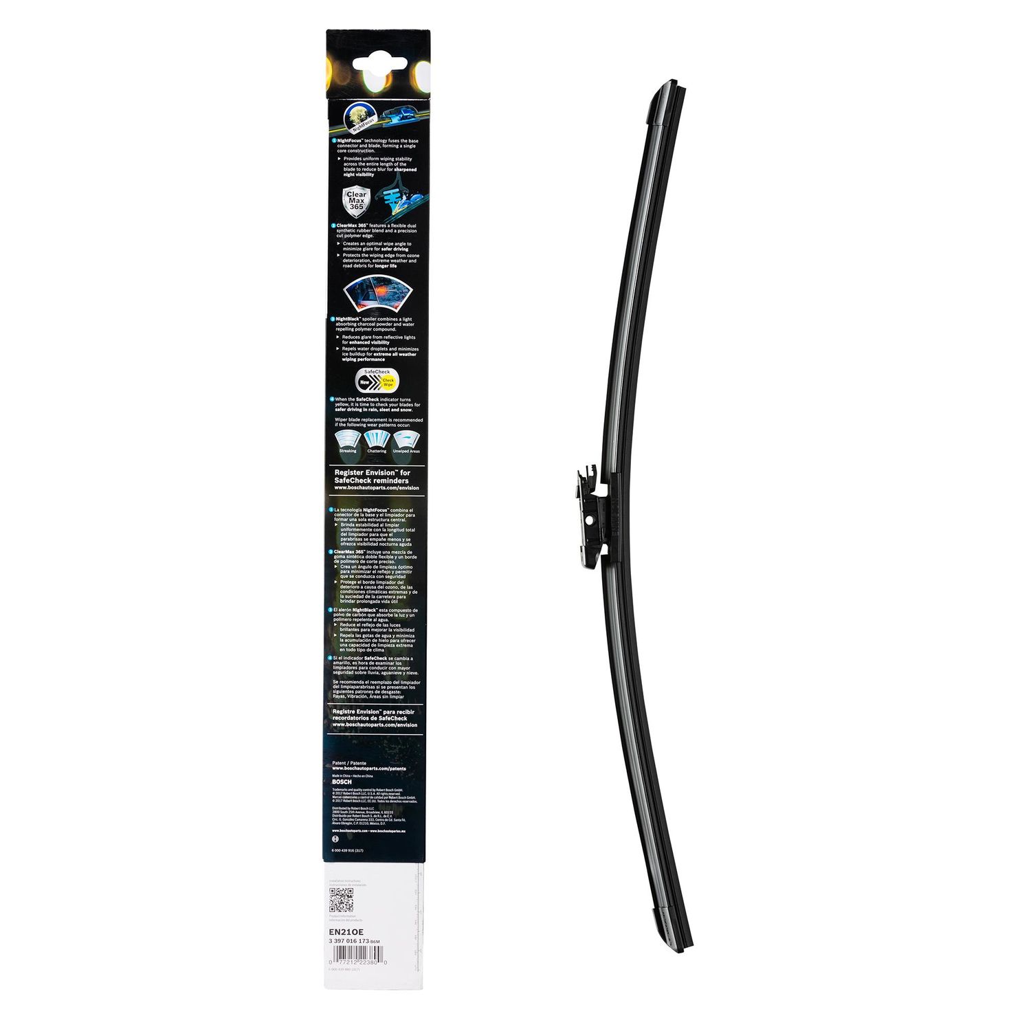 Bosch Envision 21in Beam Black Wiper Blade