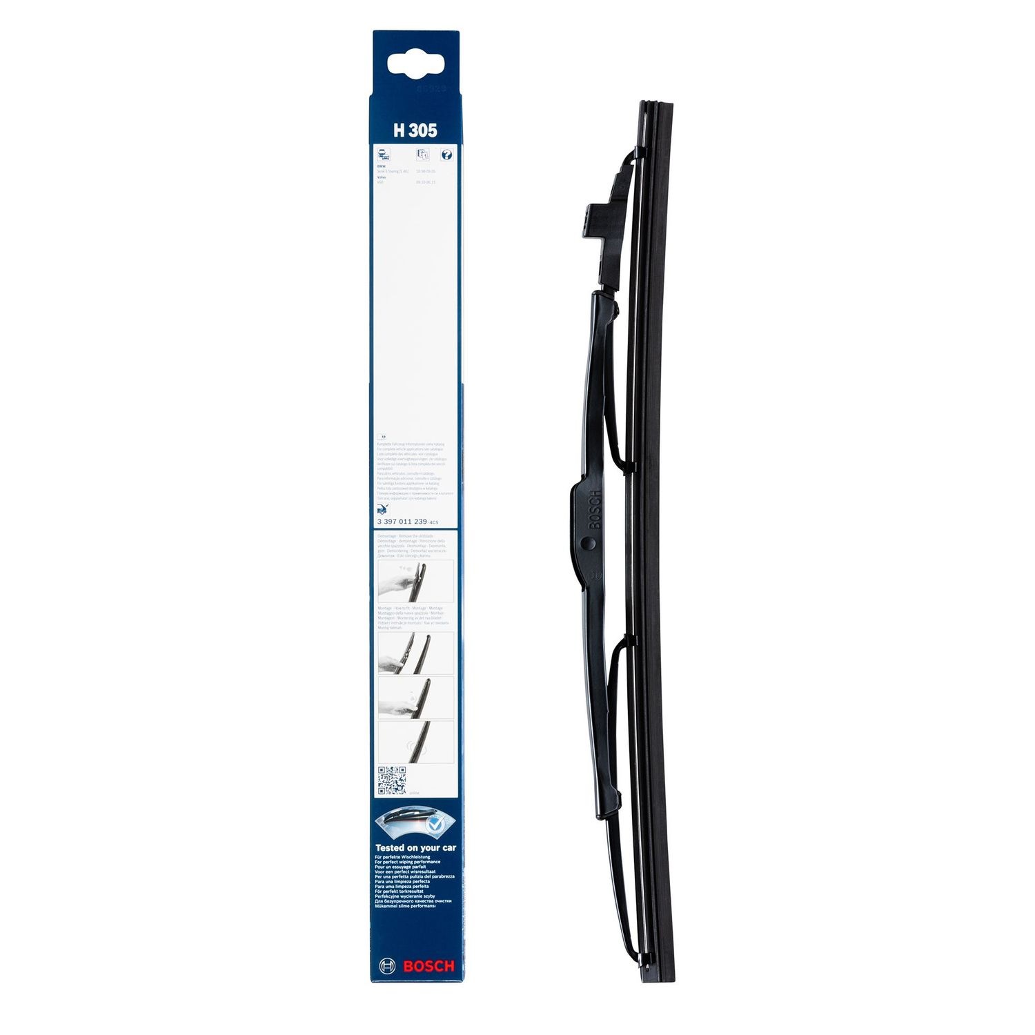 Bosch 12in Conventional Black Wiper Blade