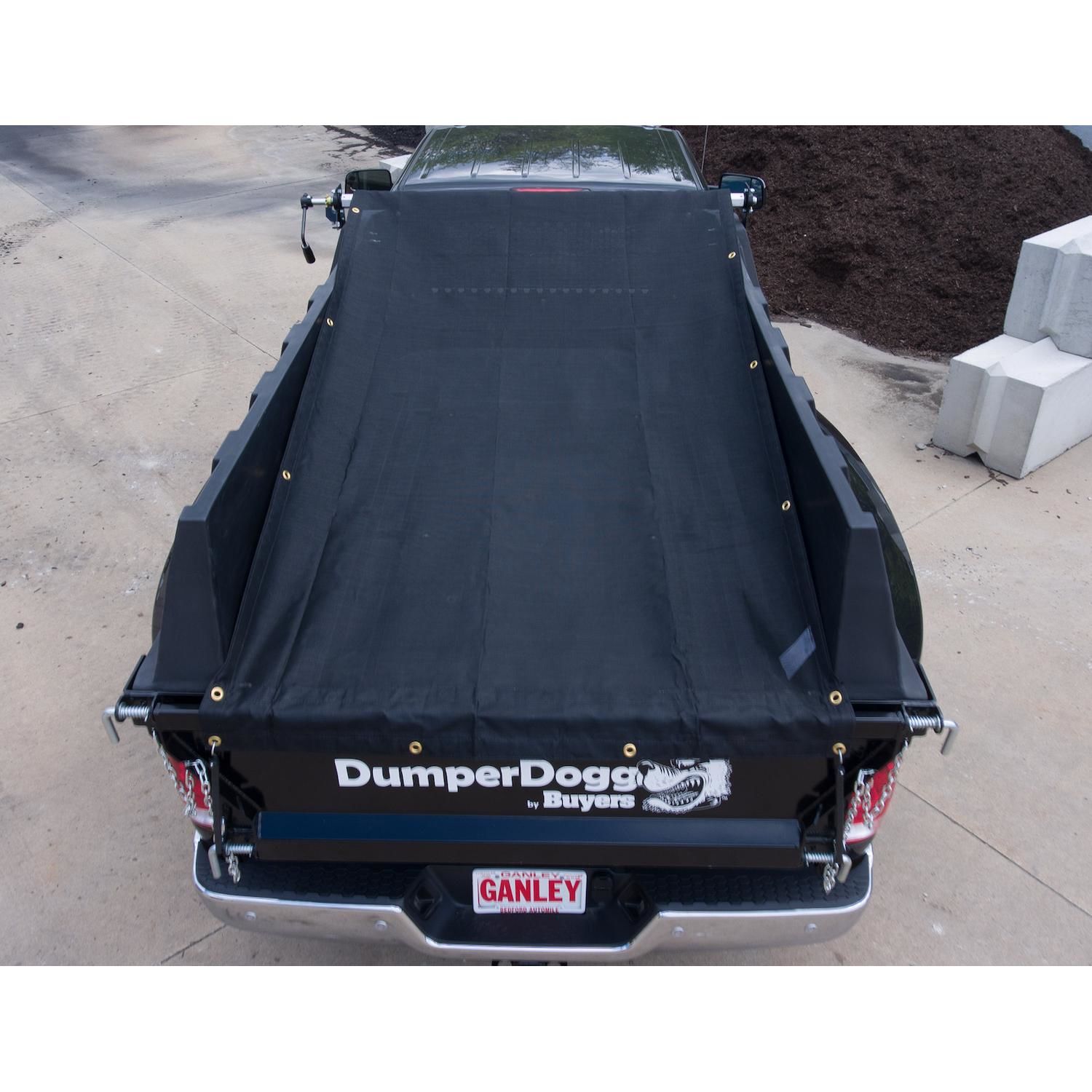 Buyers Products 6 1/2ft x 15ft Aluminum Tarp System with Mesh Tarp