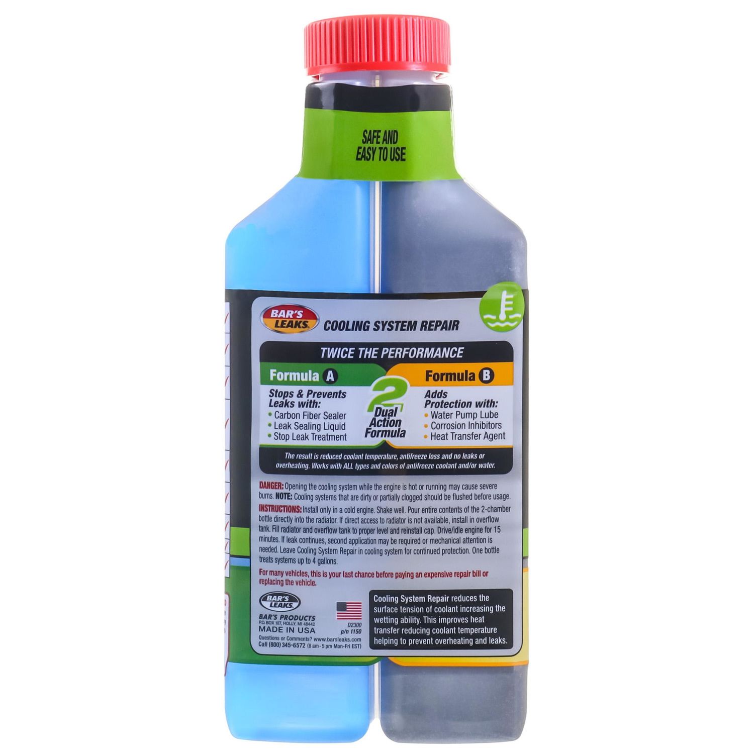 Bar's Leaks High Mileage Cooling System Repair 16.9oz