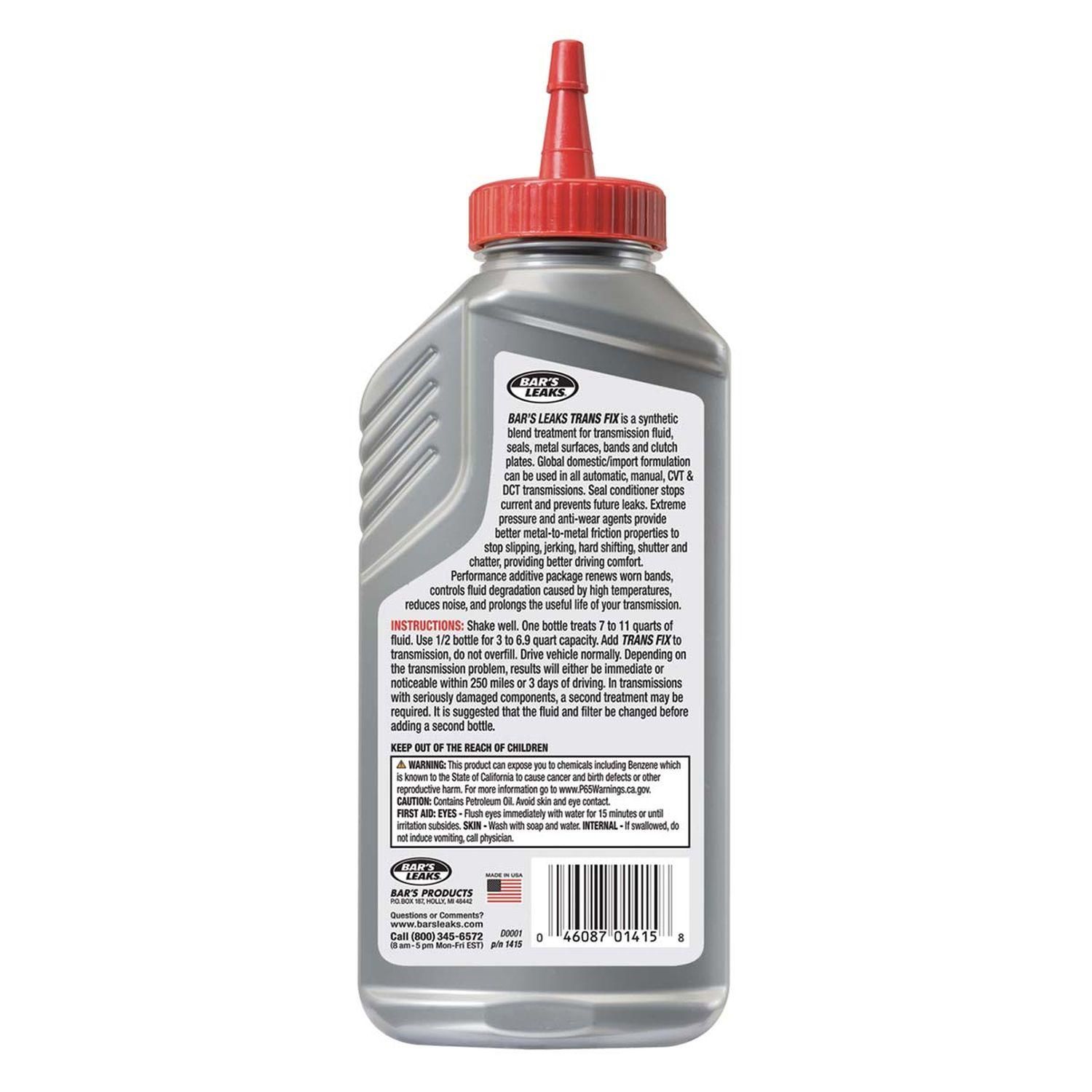 Bar's Leaks Transmission Fluid Additive