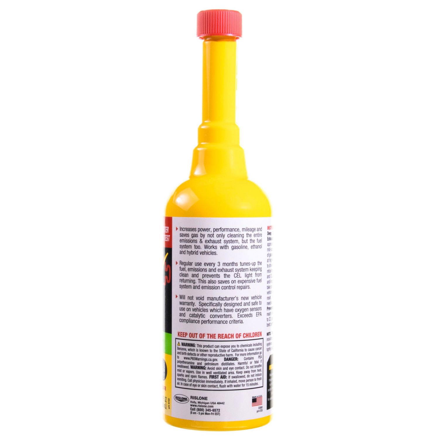 Rislone Cat Complete Fuel, Exhaust and Emissions System Cleaner 16.9oz
