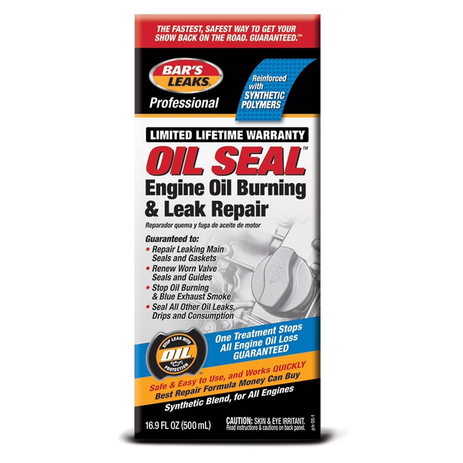 Bar's Leaks OS-1 Oil Seal Engine Oil Burning & Leak Repair - 16.9 oz.