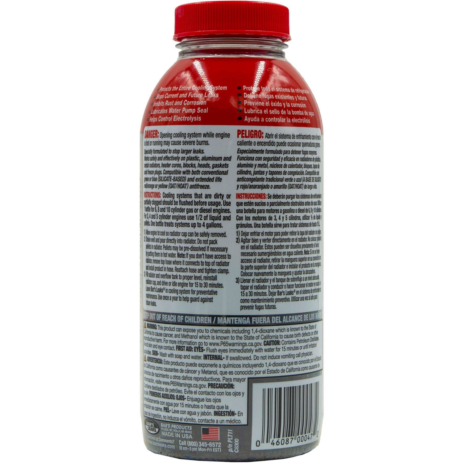 Bar's Leaks Pelletized Radiator Stop Leak 11oz