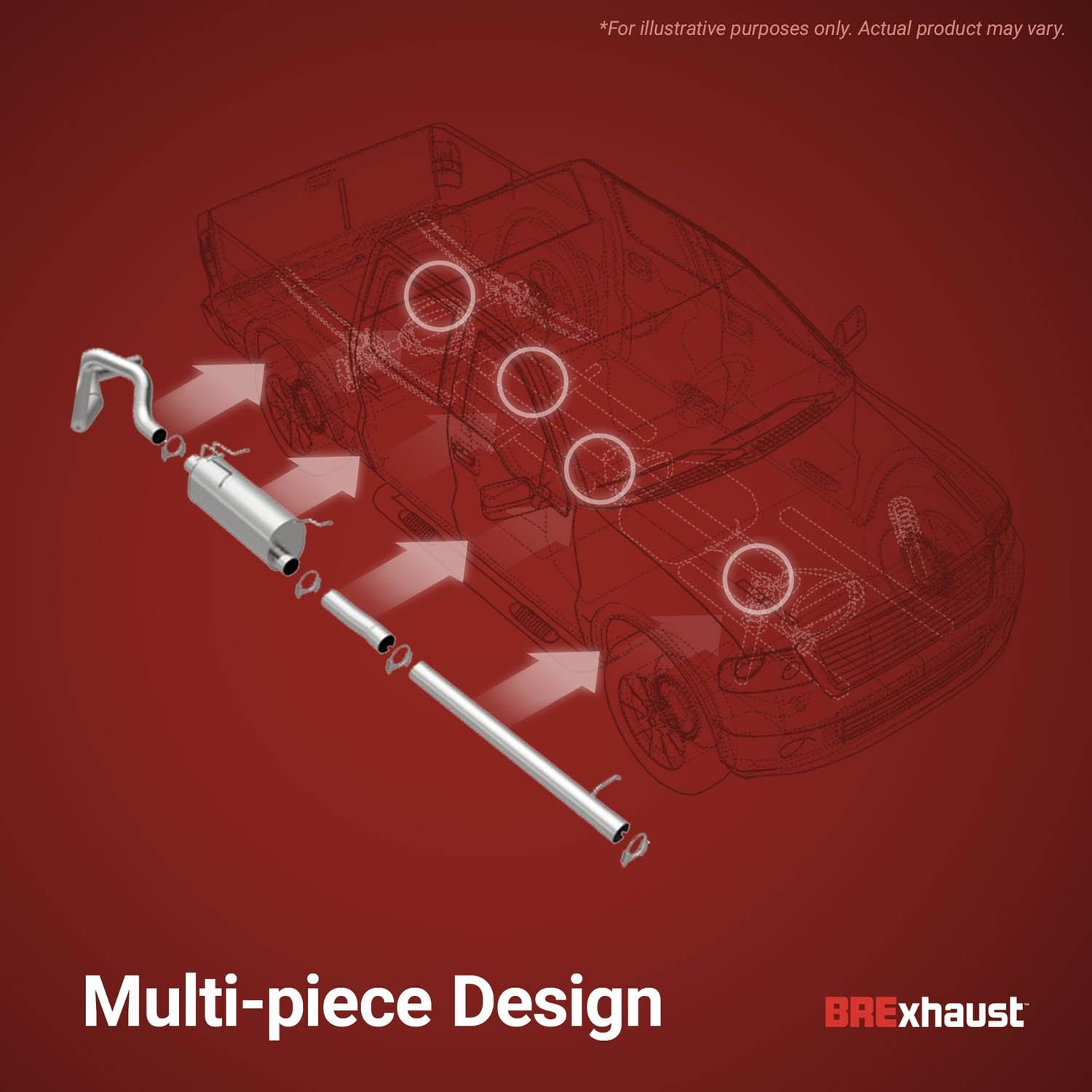 BRExhaust Muffler Kit 106-0176