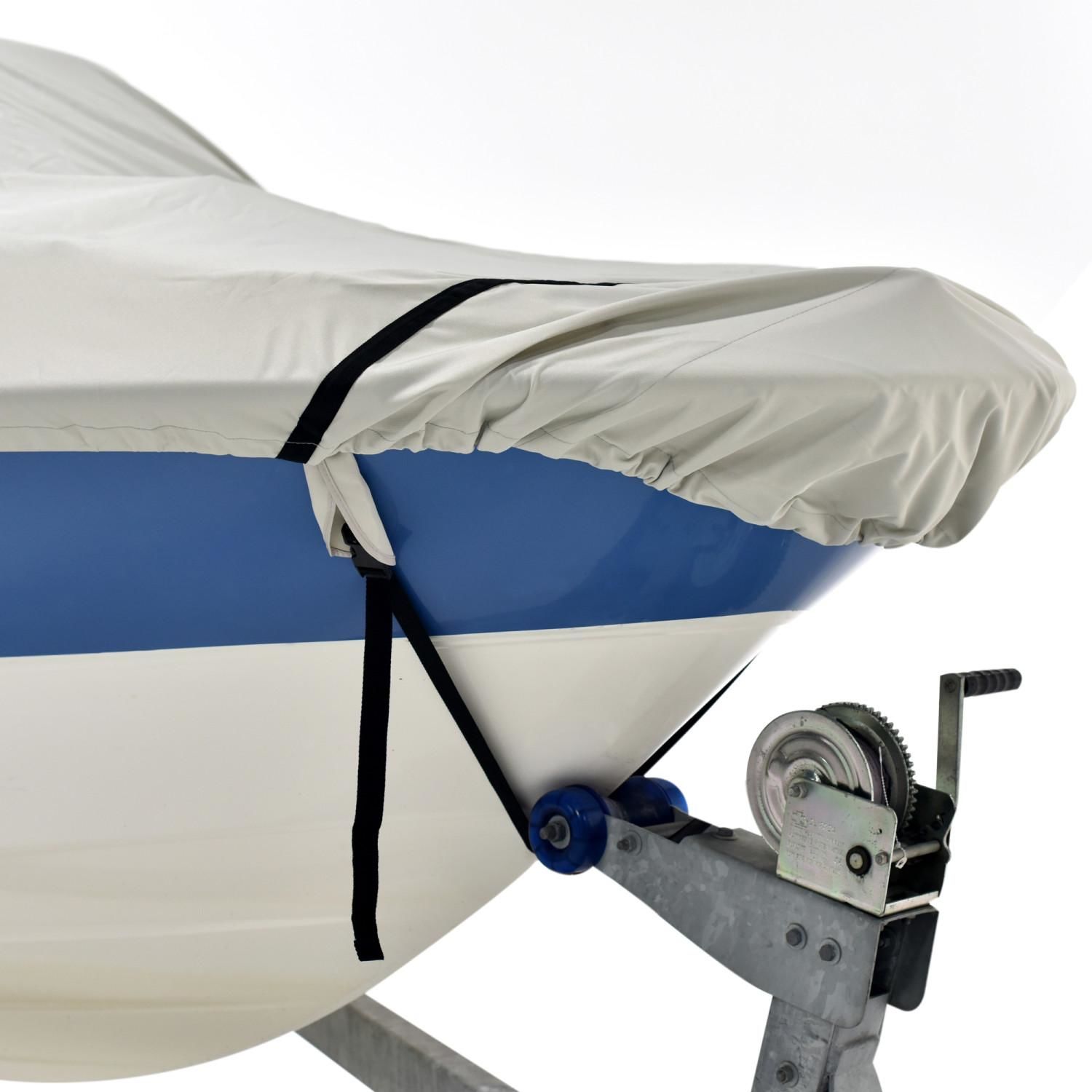 Budge Gray 16ft To 18ft 600 Denier Hard Top Boat Cover