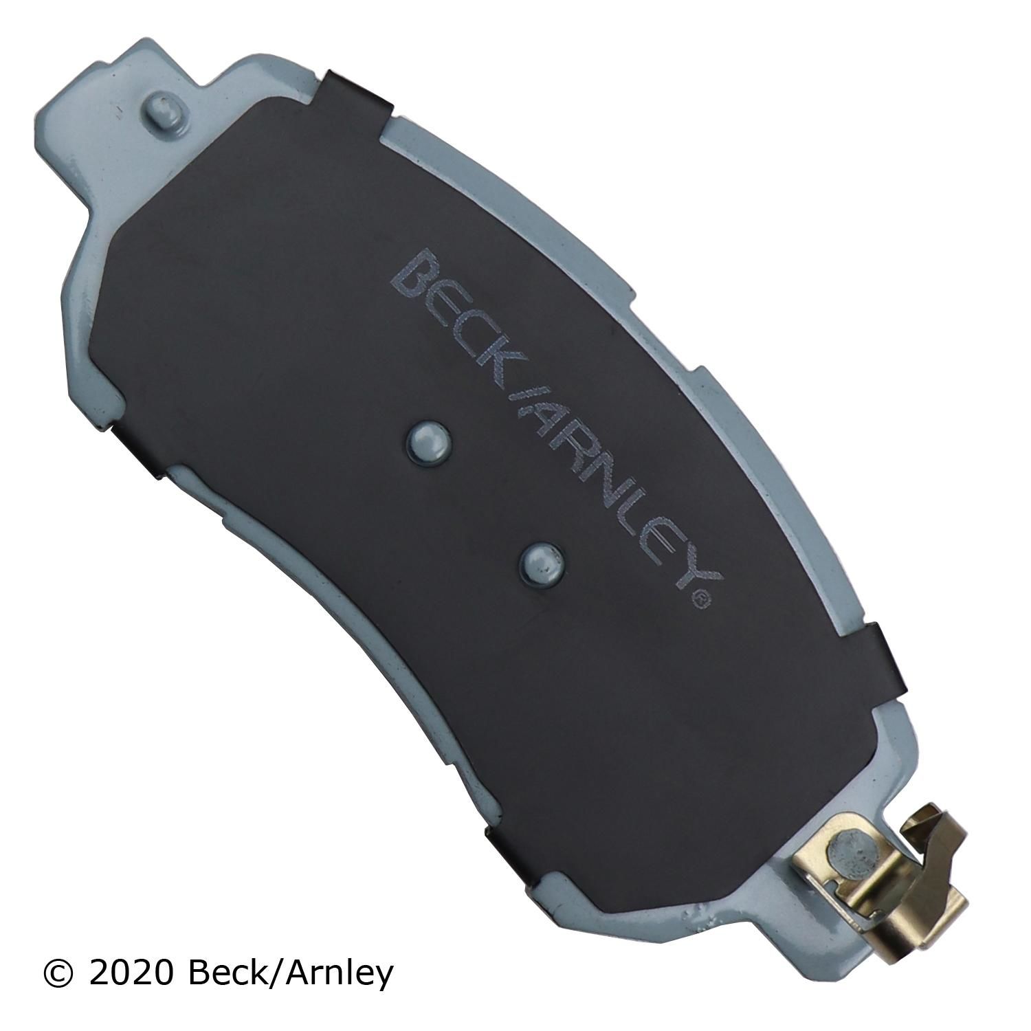 Beck Arnley 089-1726 Bremsbeläge – OE-Qualität, Inkl. Passender Unterlegscheiben