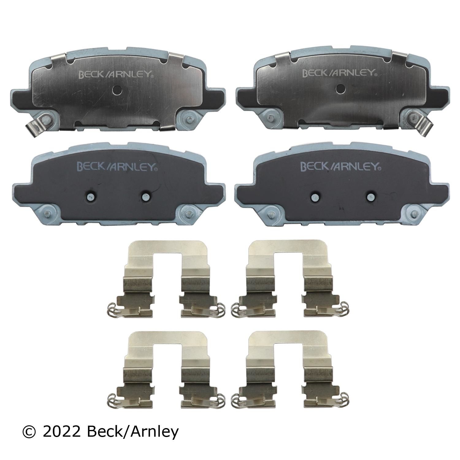Beck Arnley 089-1734 OE Bremsbeläge – Originalgetreue Passform Und Funktion