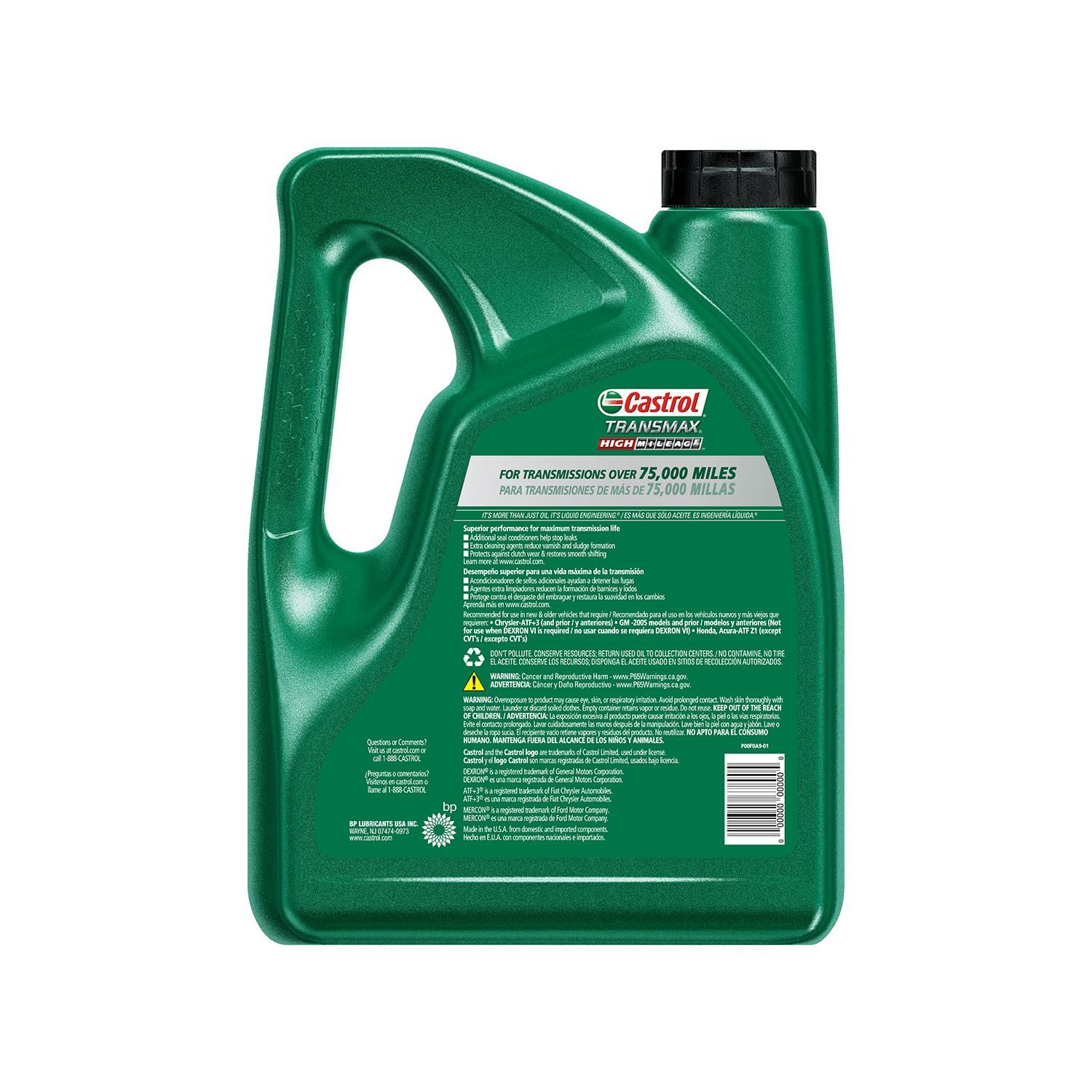Castrol Transmax Automatic Transmission Fluid