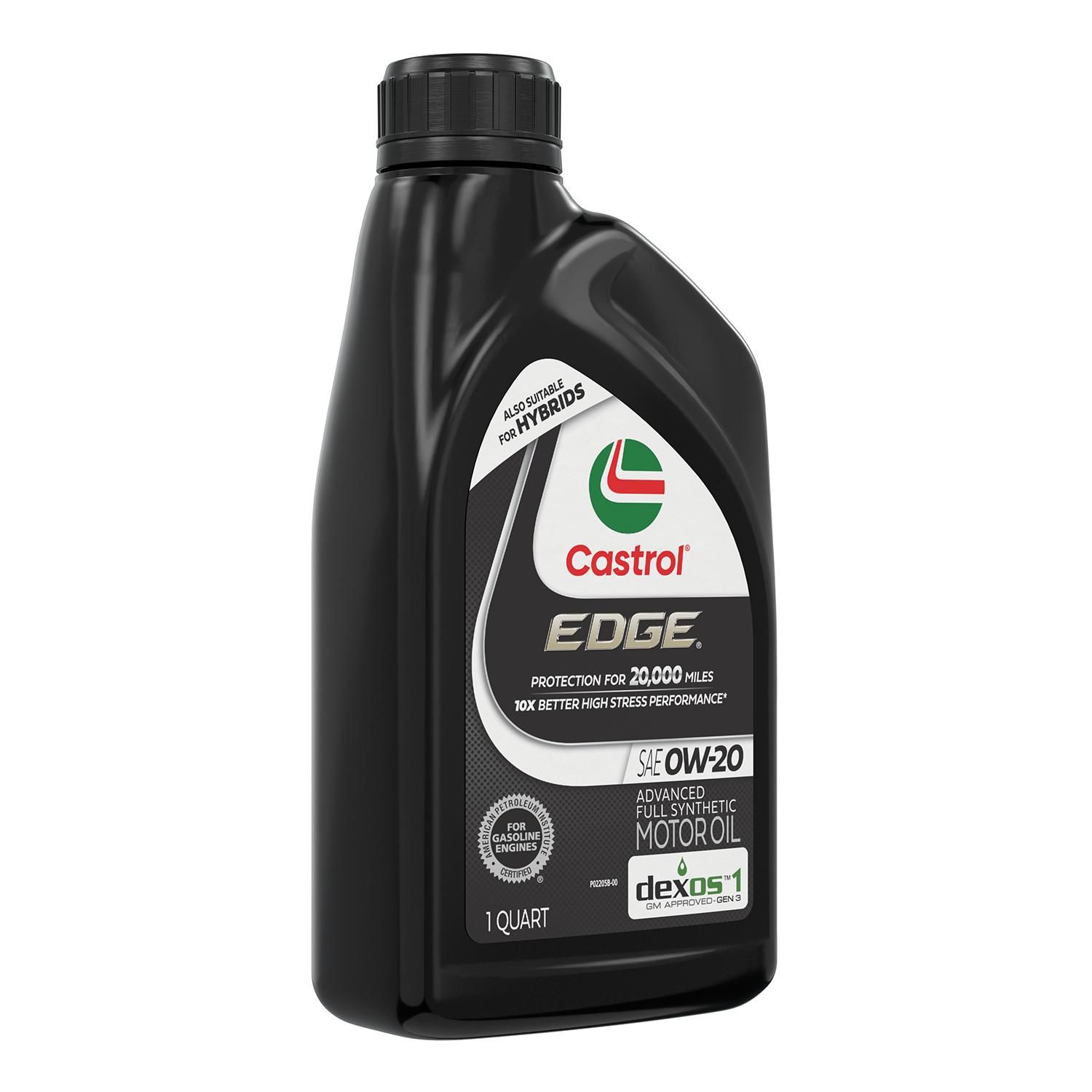 Castrol EDGE Standard Full Synthetic Engine Oil 0W-20 1 Quart