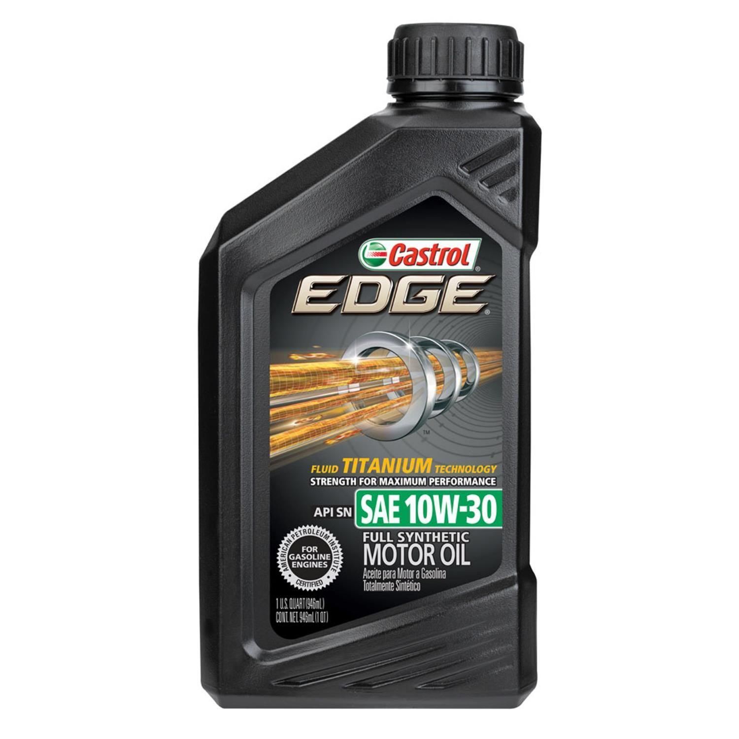 Castrol EDGE Full Synthetic Engine Oil 10W-30 1 Quart