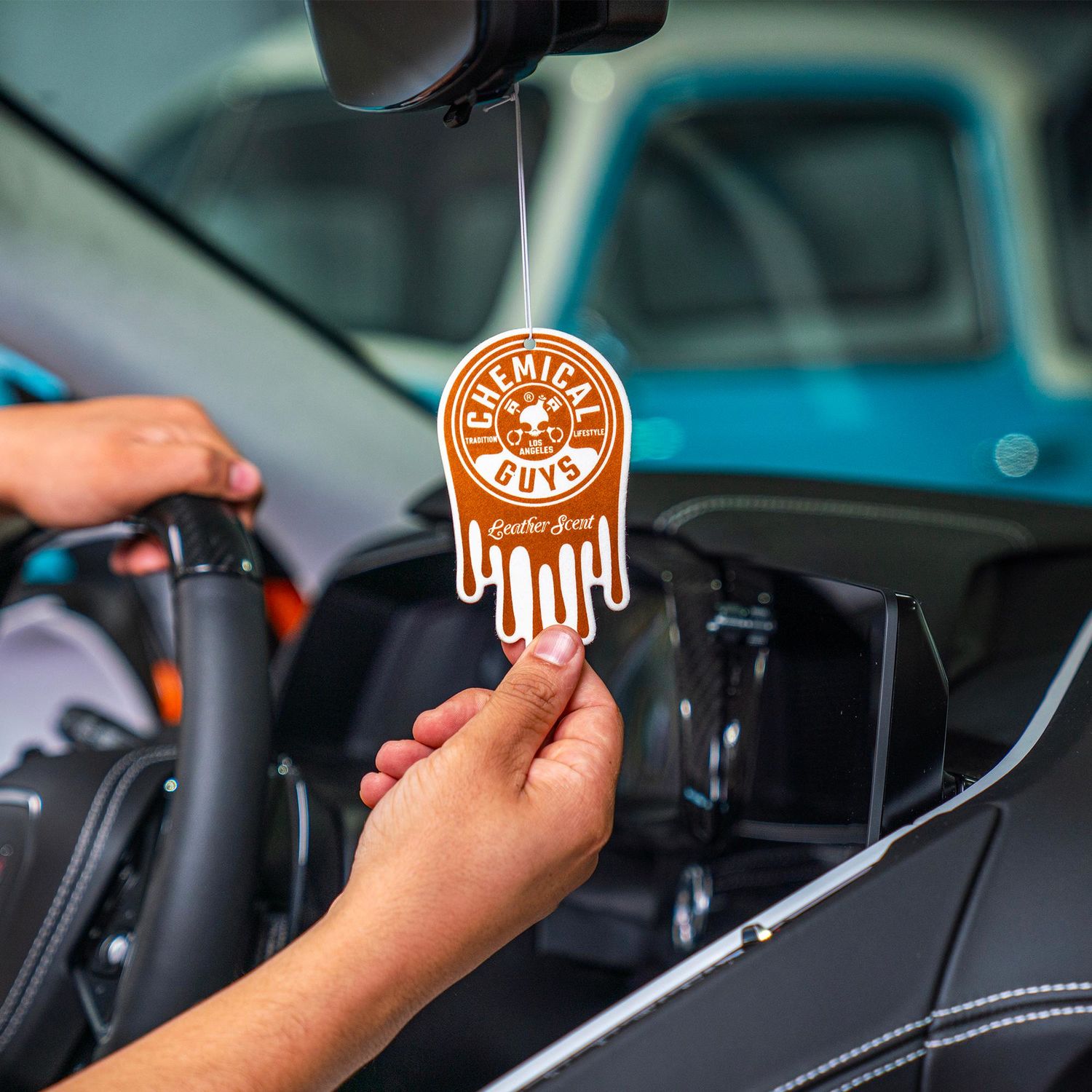 Chemical Guys Leather Scent Hanging Air Freshener 3 Pack