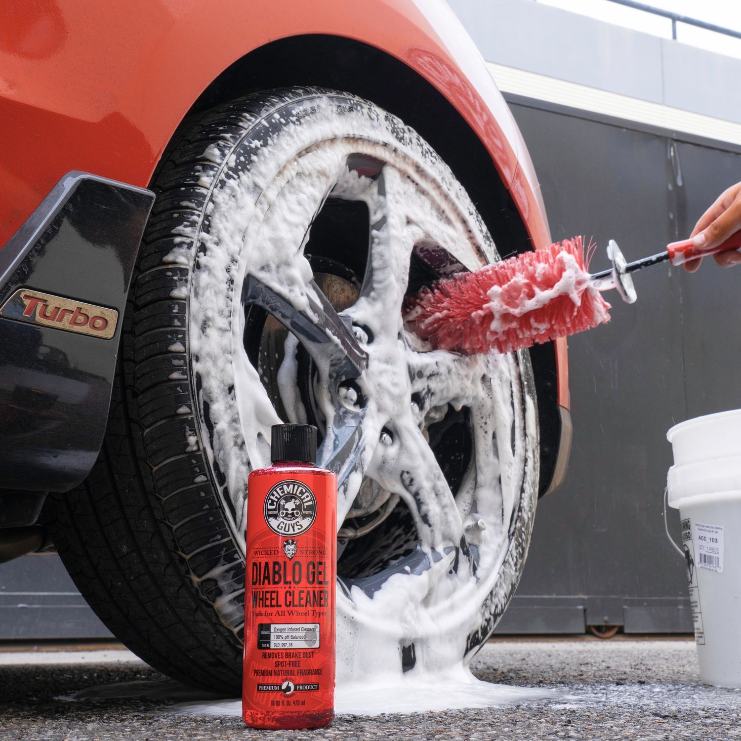 Chemical Guys Diablo Gel Oxygen Infused Foam Wheel and Rim Cleaner 16oz
