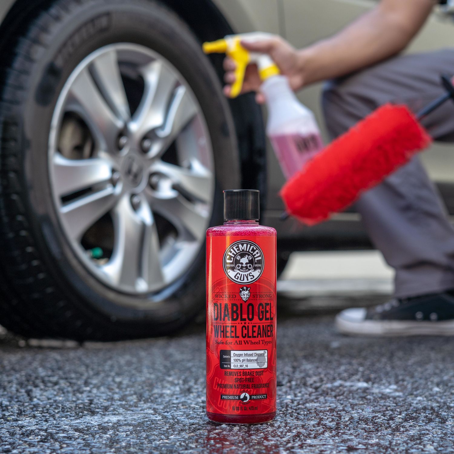 Chemical Guys Diablo Gel Oxygen Infused Foam Wheel and Rim Cleaner 16oz