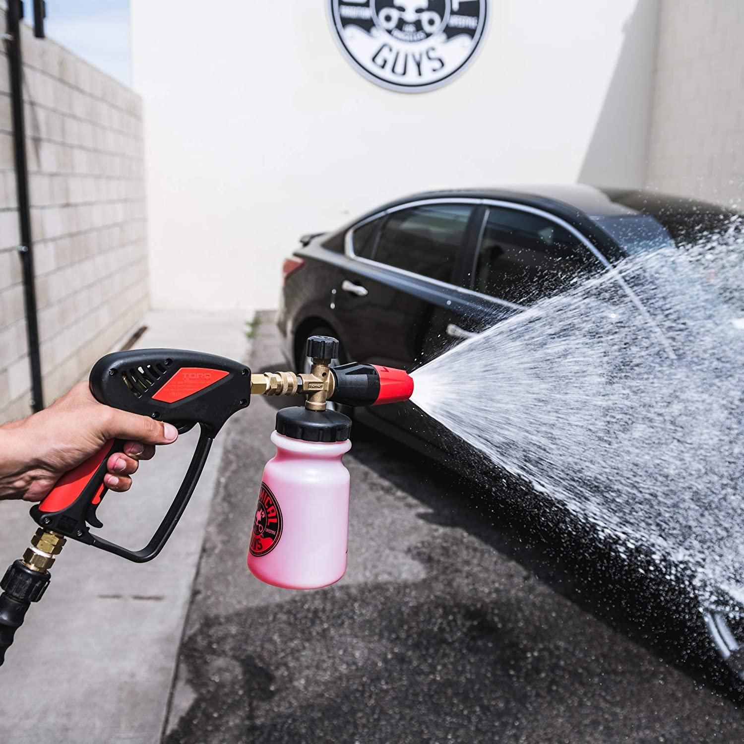 Chemical Guys TORQ Snubby Pressure Washer Gun Foam Cannon Attachment