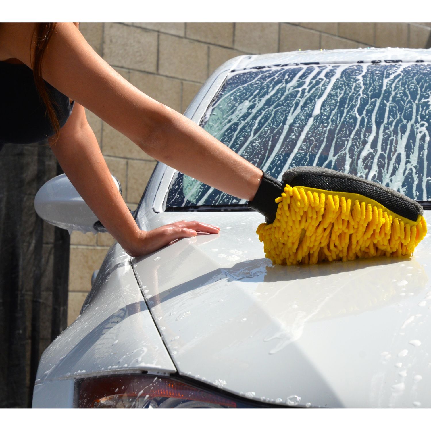 Chenille Microfiber Car Wash Mitt