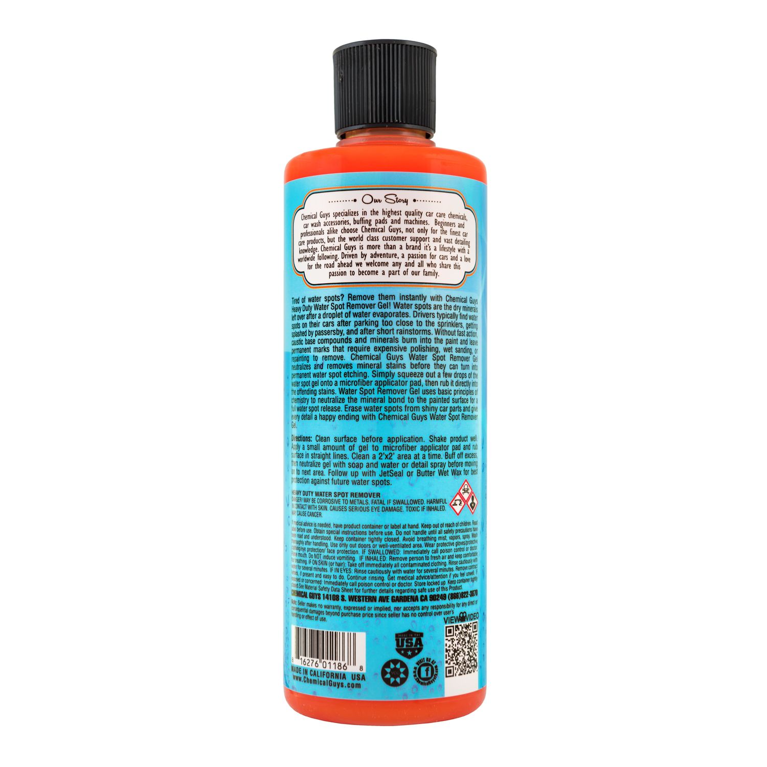 Chemical Guys SPI1081602 Heavy Duty Water Spot Remover, Safe for Cars, Trucks, Motorcycles, RVs, Home, Office & More, (2 Pack) 16 fl oz