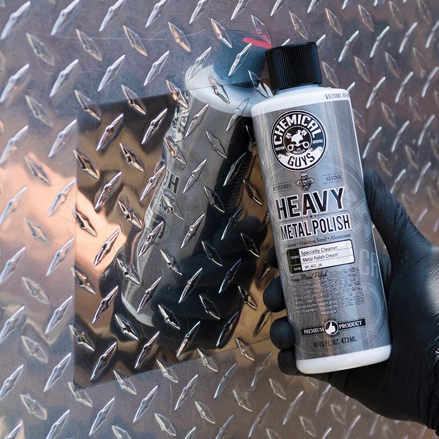 PROJE' Premium Car Care - 16oz Metal Polish. Restores The Brilliant Shine on All Metals Work by Hand or Machine.