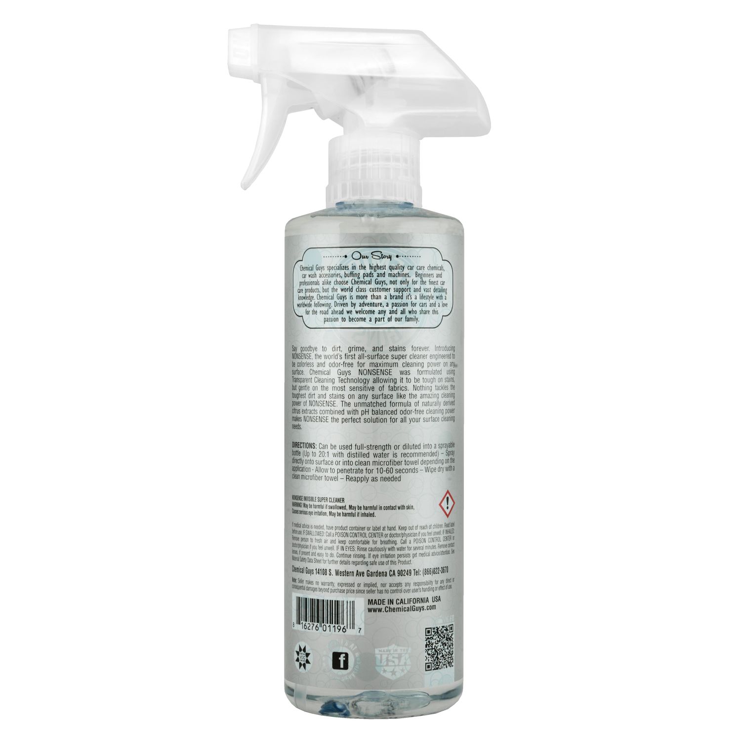 Chemical Guys Glass Only Foaming Aerosol Glass Cleaner - 1 Can (P6)