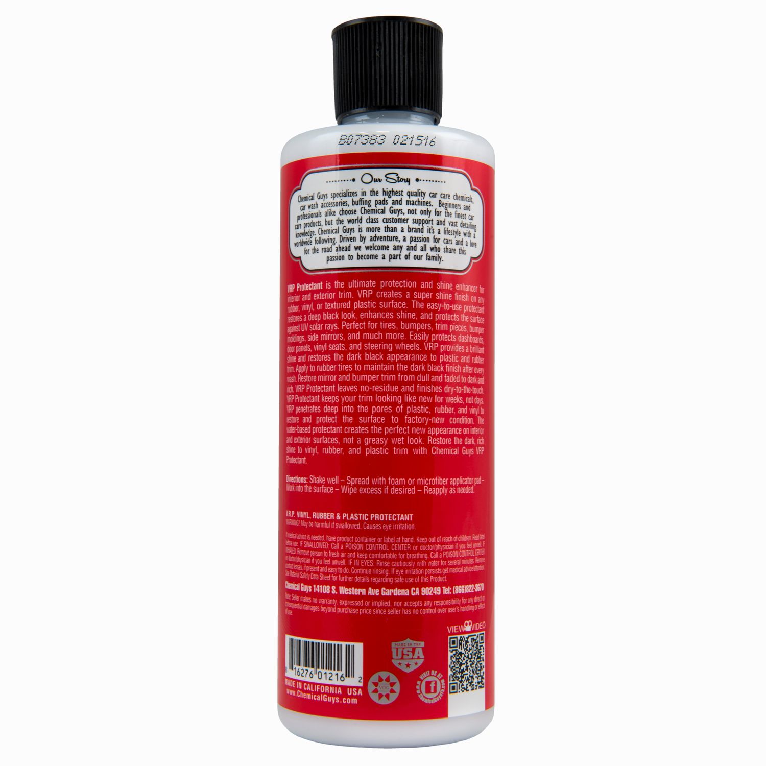 Chemical Guys VRP Vinyl, Rubber, Plastic Shine and Protectant 16oz