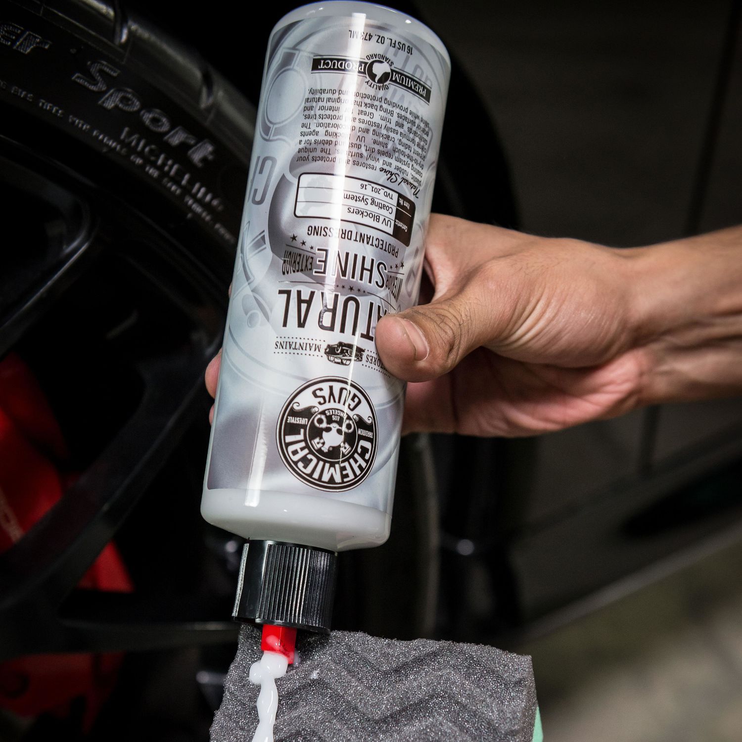 Chemical Guys Natural Shine Plastic, Rubber, Vinyl Protectant Dressing 16oz