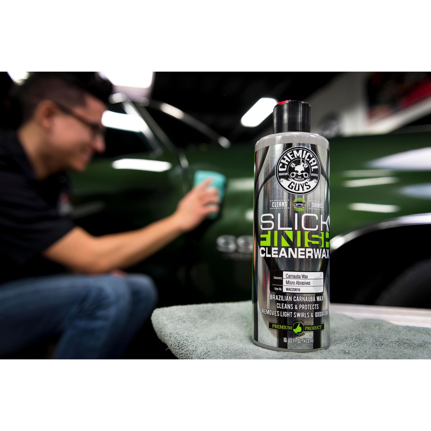 Chemical Guys Slick Finish Cleaner Wax 16oz