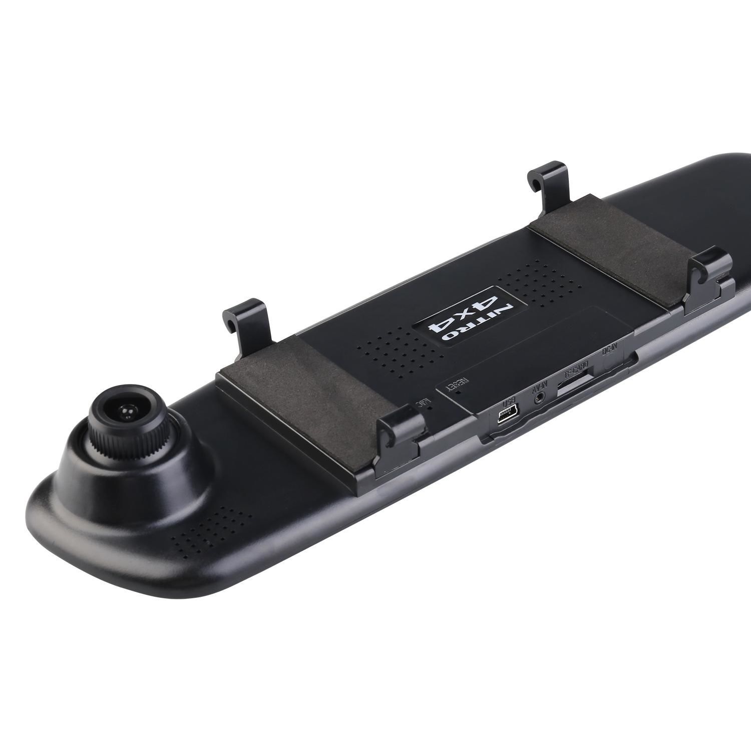 Nitro 4 X 4 Rear View Mirror Dash Camera Plus Backup Camera