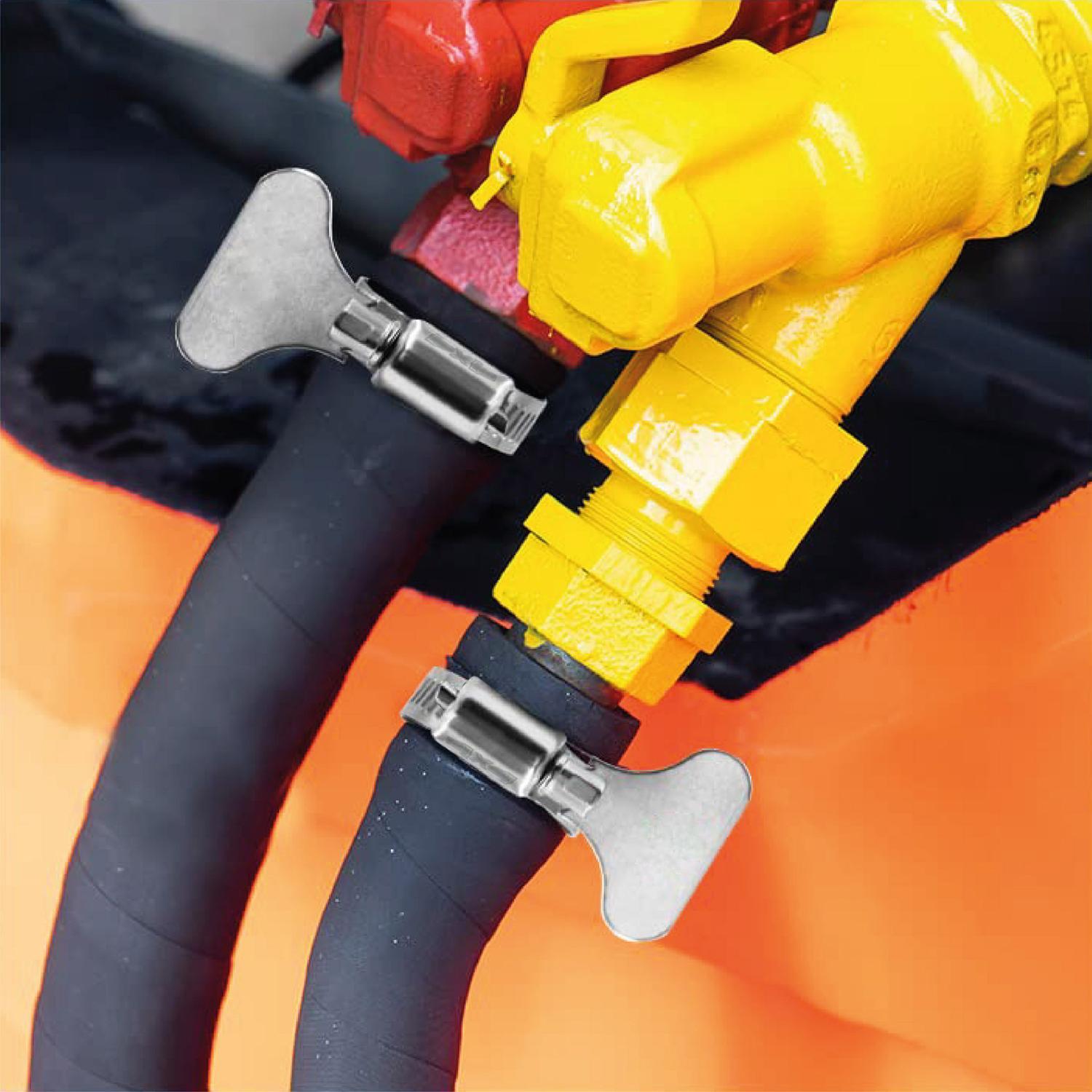 Nitro 4x4 1/4in to 5/8in EZ Hose Clamp 4 Pack