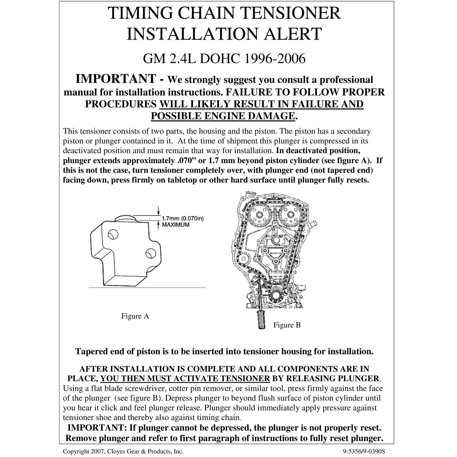 Cloyes Timing Set 90390SX