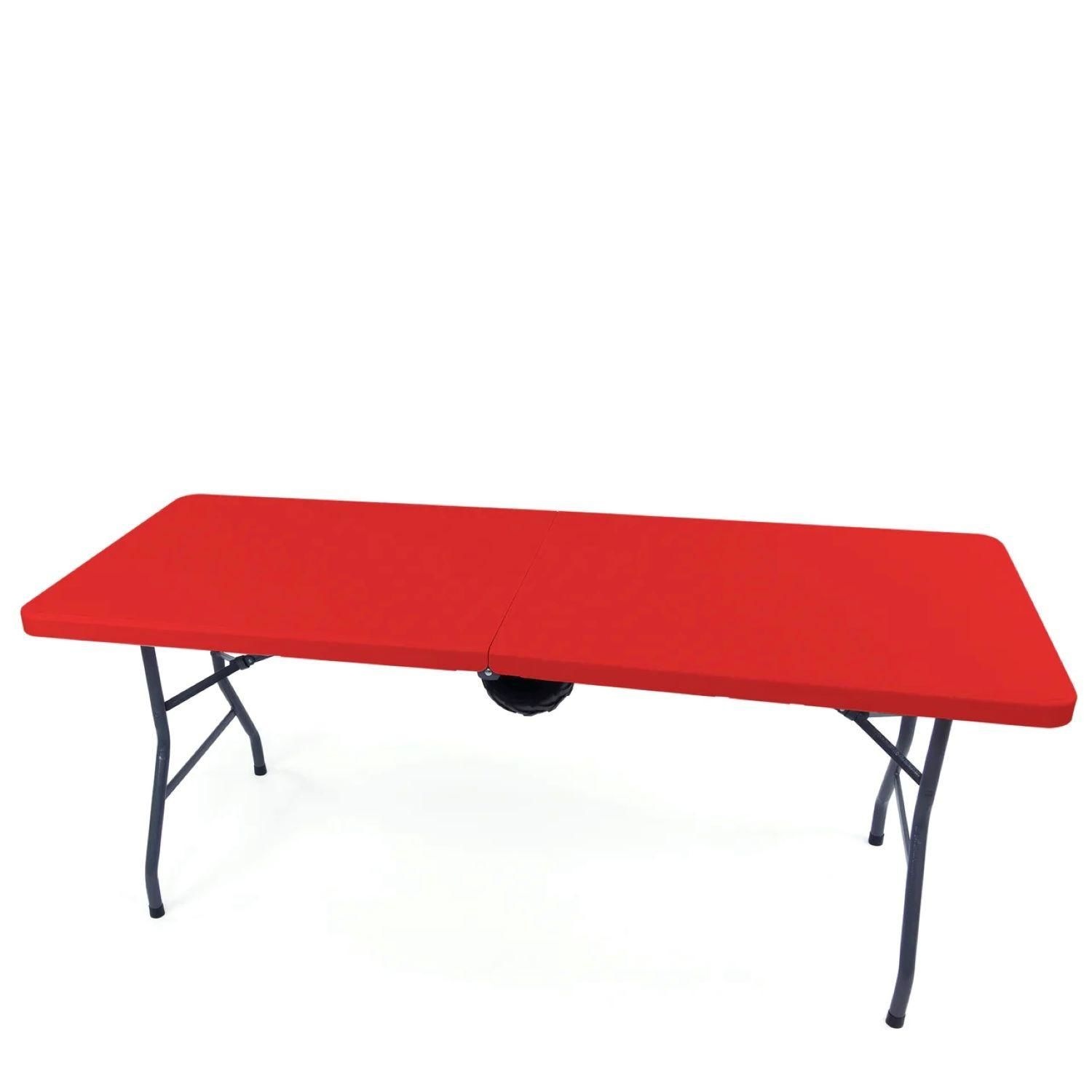 Creative Outdoor Distributor Red 2in1 Rolling Table
