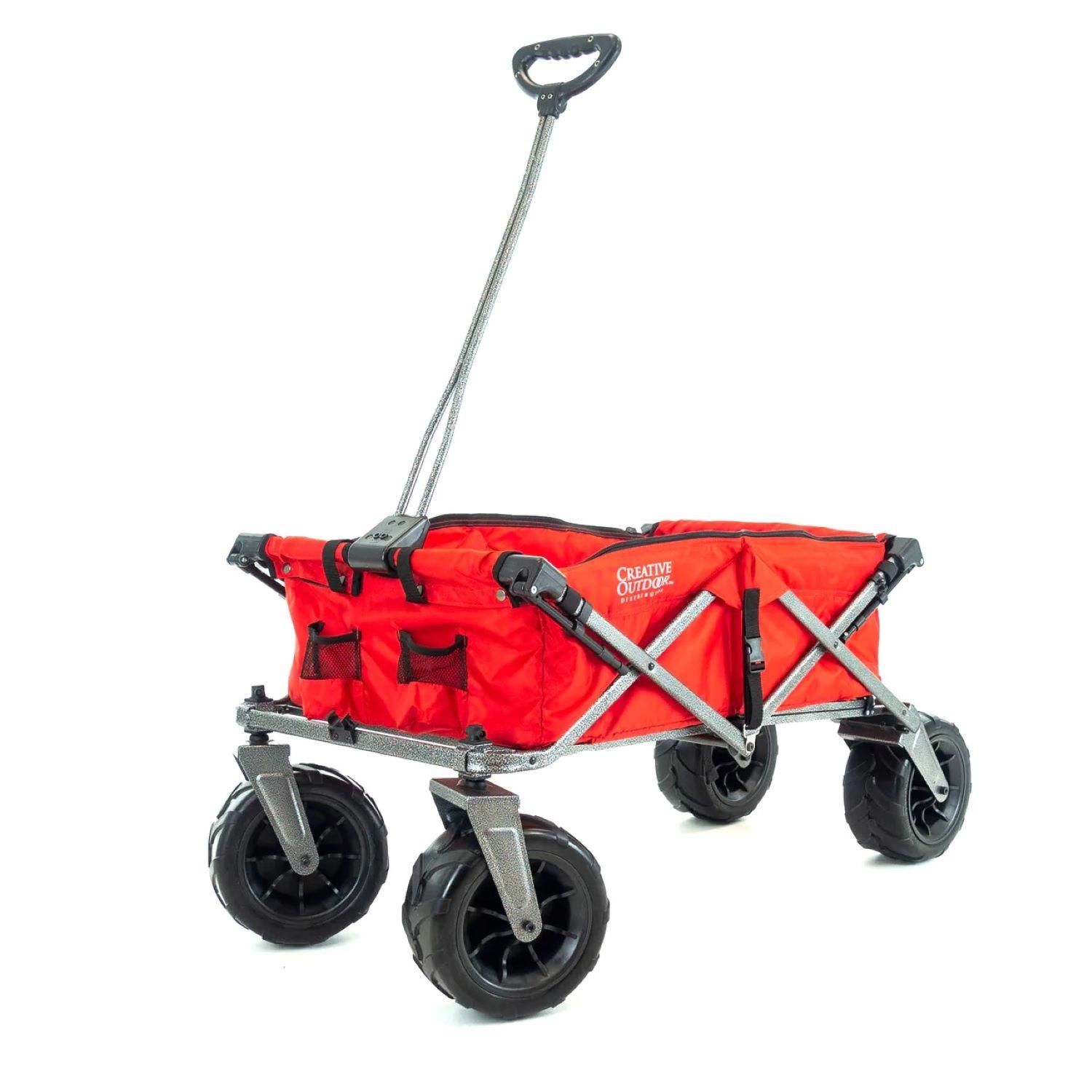 Creative Outdoor Distributor Red XXL Hauler Deluxe All Terrain Wagon