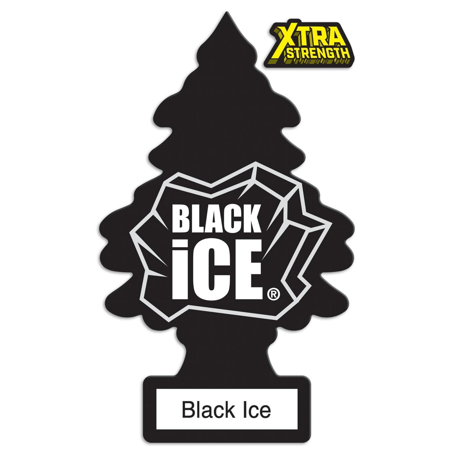 Little Trees Black Ice Scent Air Freshener Hanging 2 Pack