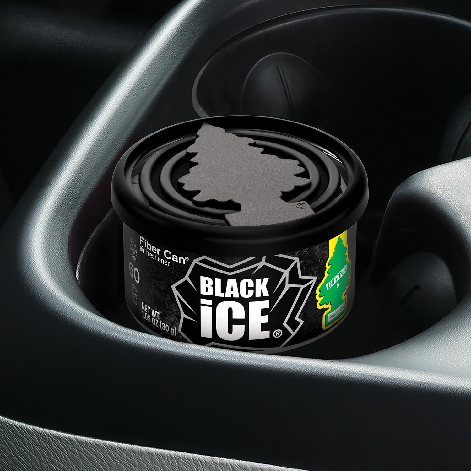 Little Trees Black Ice Scent Air Freshener Fiber Can 1.05oz