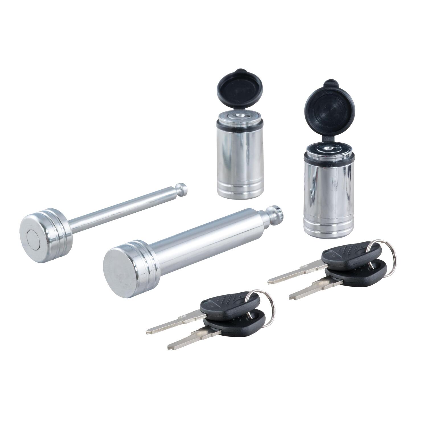 Curt 2in Receiver, 2 1/2 Latch Hitch and Coupler Lock Set