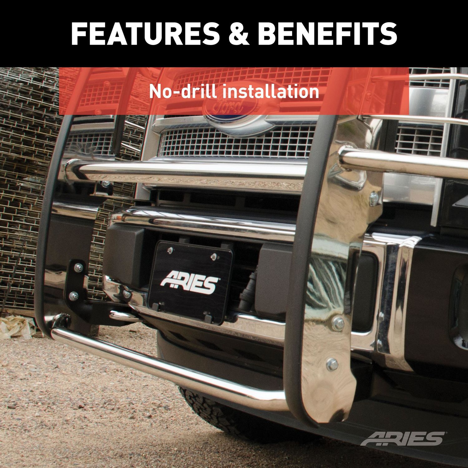 Aries Grille/Brush Guard 30562