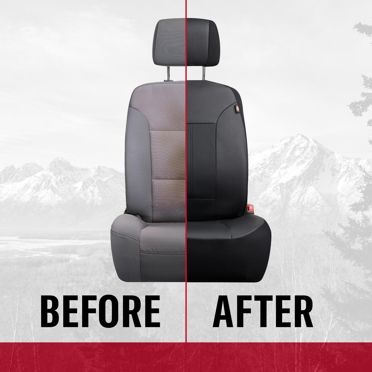 Dickies Black PVC Seat Cover Set