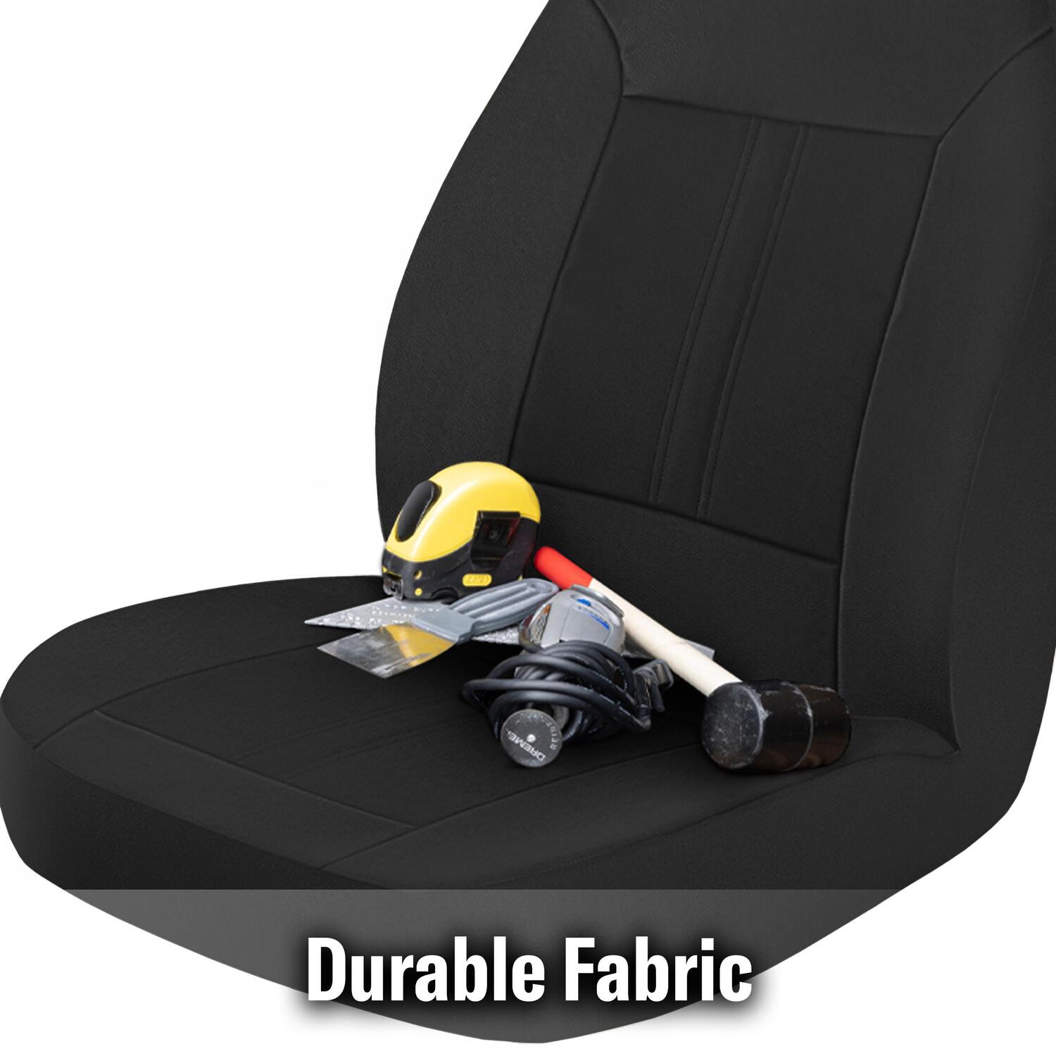Dickies Black PVC Seat Cover Set