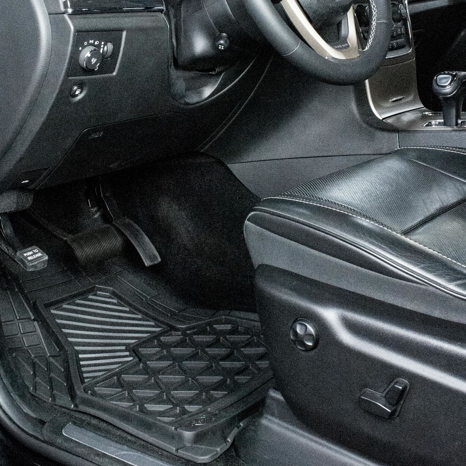 Dickies Black Truck and Suv'S Floor Mats 2 Piece