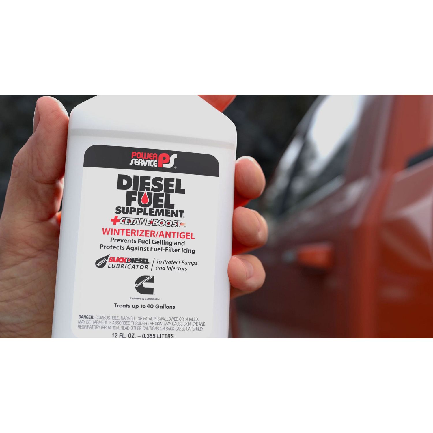 Power Service Diesel Support 9oz to 12oz Fuel Additive