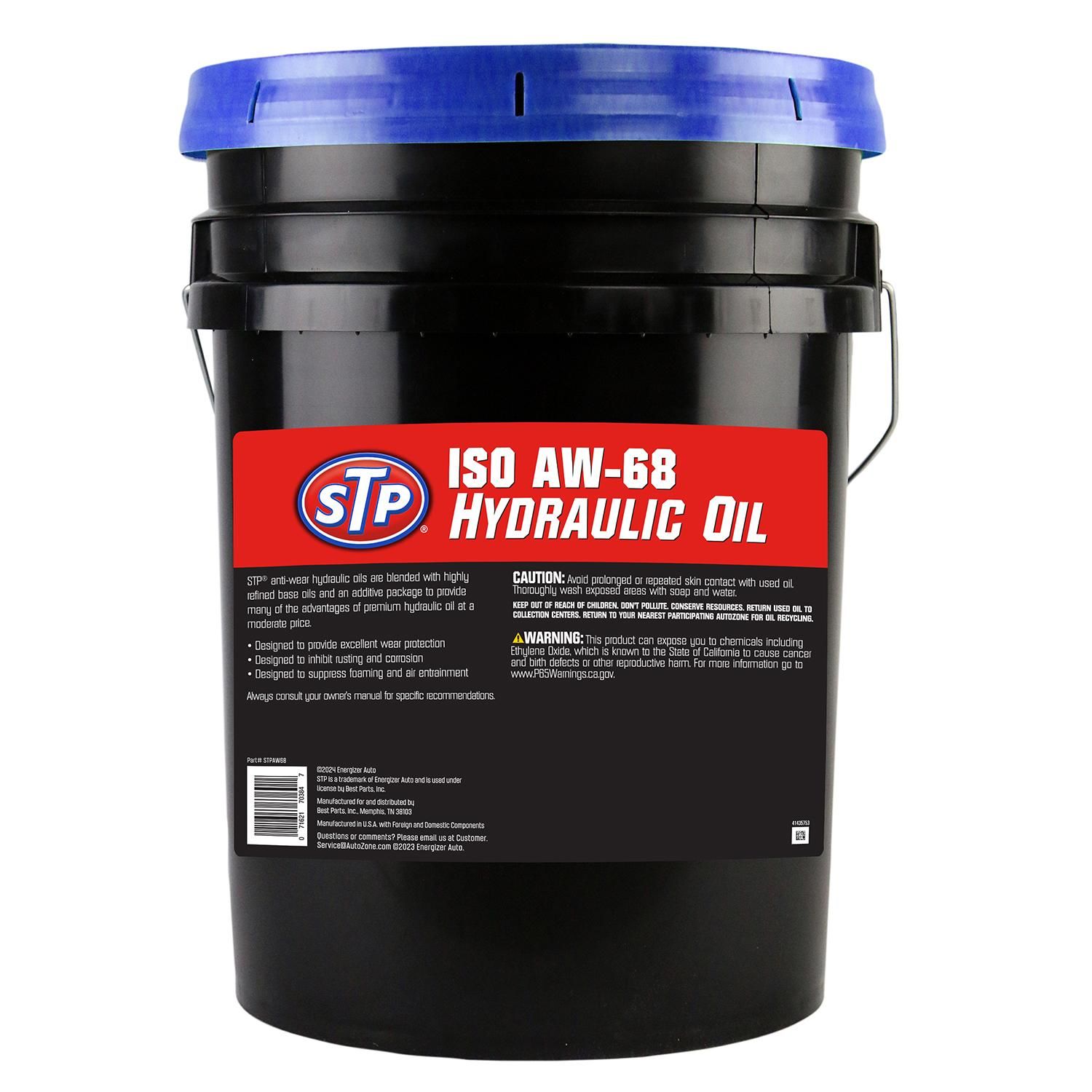 STP AW68 Hydraulic Fluid 5 Gallon