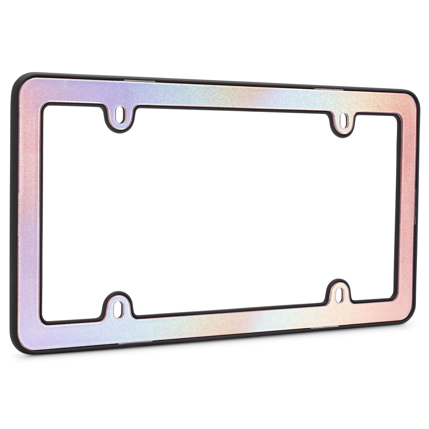 Cruiser Accessories Iridescent/Matte Black Shimmer License Plate Frame