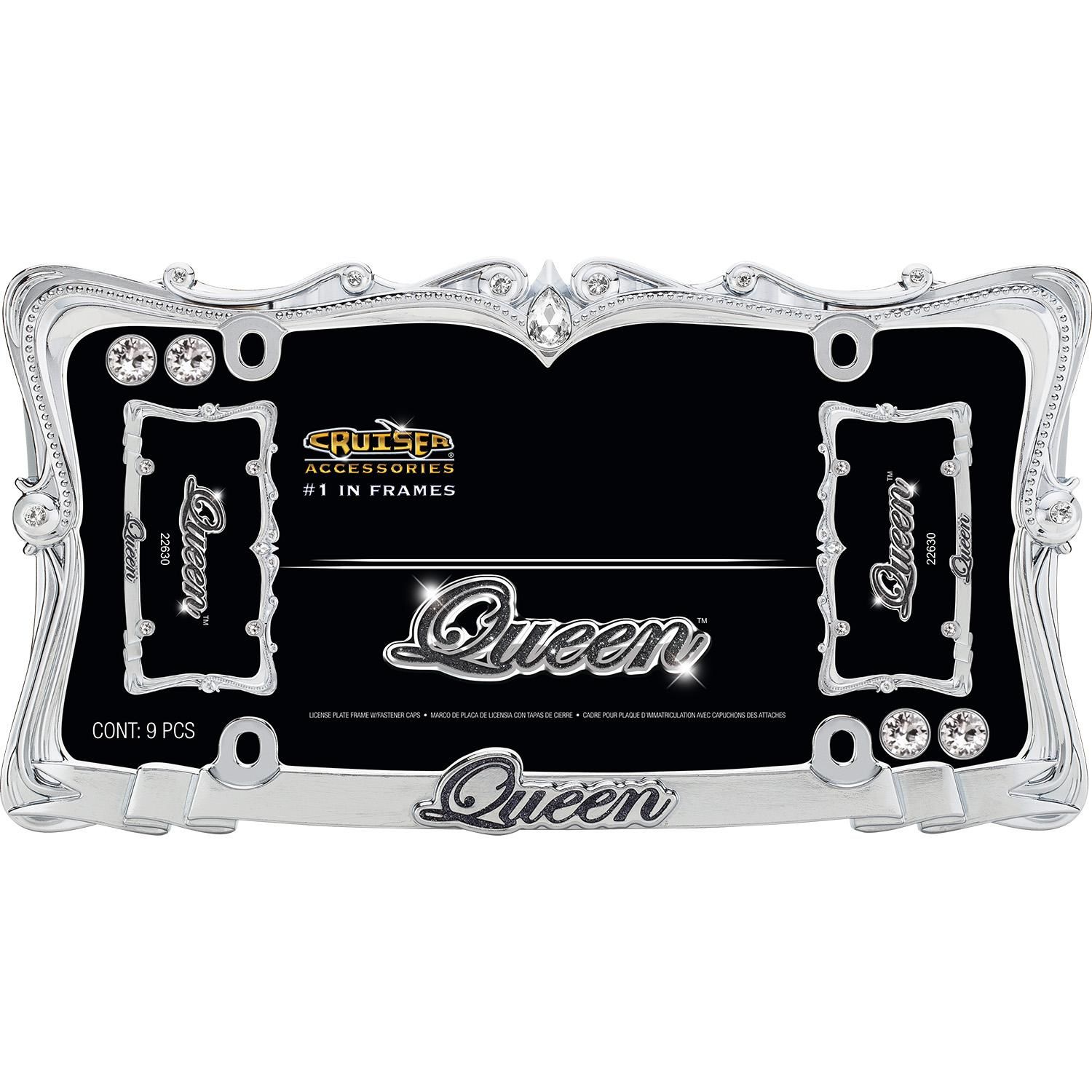 Metal License Plate Frame Cali California Girl Car Accessories Chrome