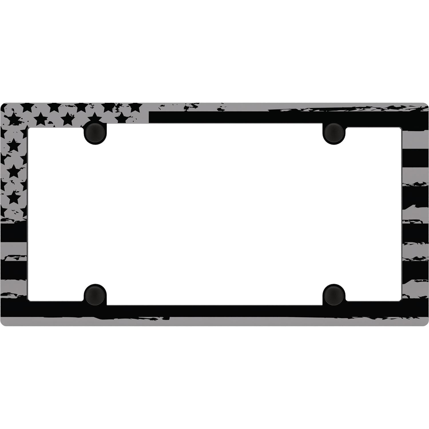 Black license deals plate frame autozone