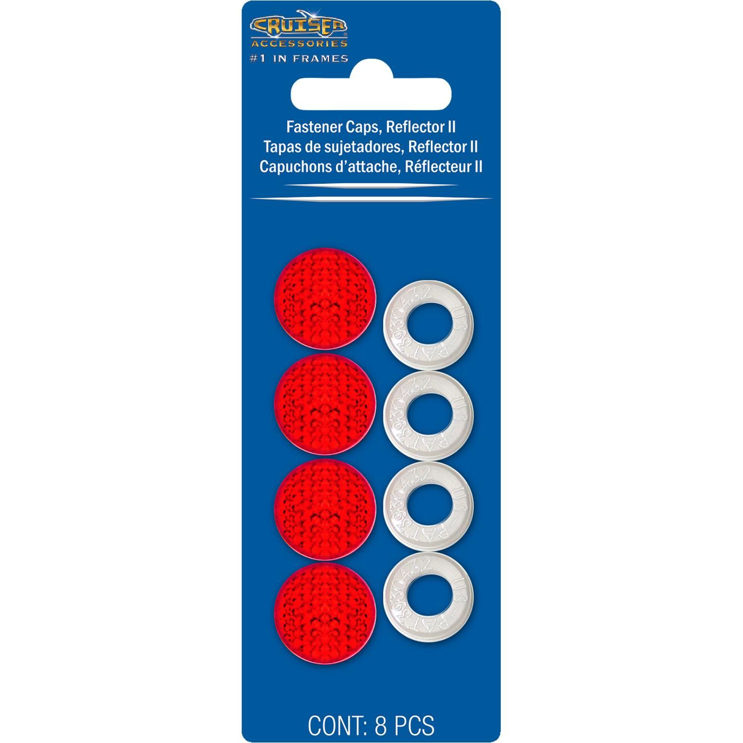 Cruiser Accessories Reflector Fastener Caps